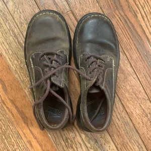 Born Hale Coffee Leather Boys Shoes